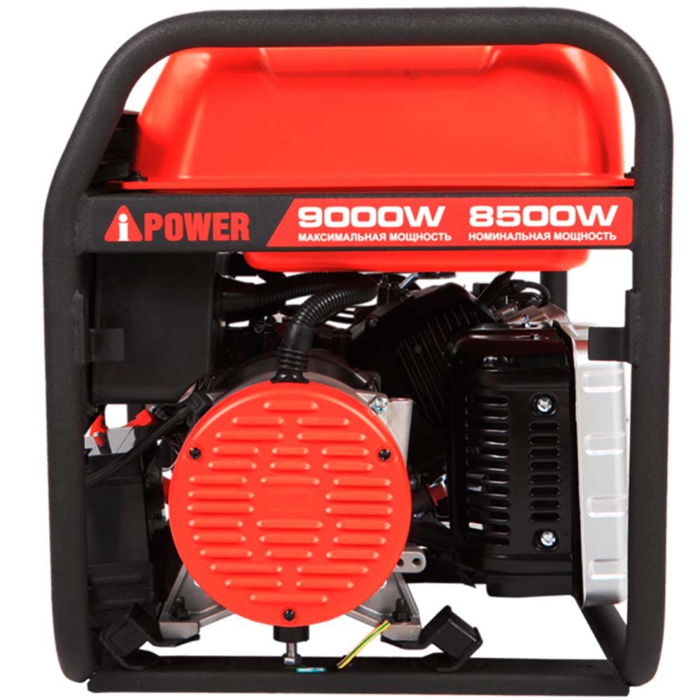 Бензиновый генератор в зимнем супер тихом кожухе с АВР A-iPower A9000TEAX/1400SSW RAL 8019