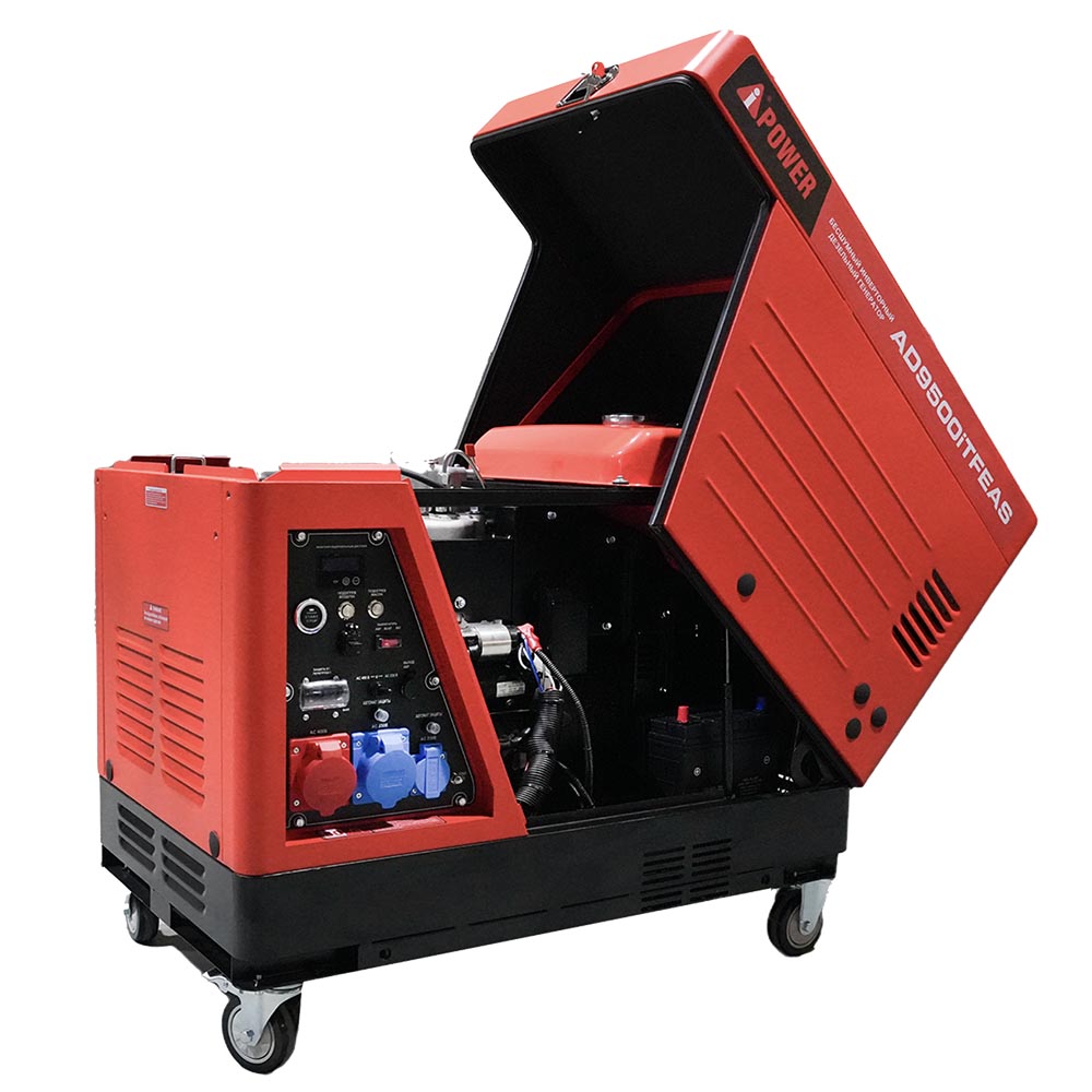Инверторный дизельный генератор в кожухе A-iPower AD9500iTFEAS