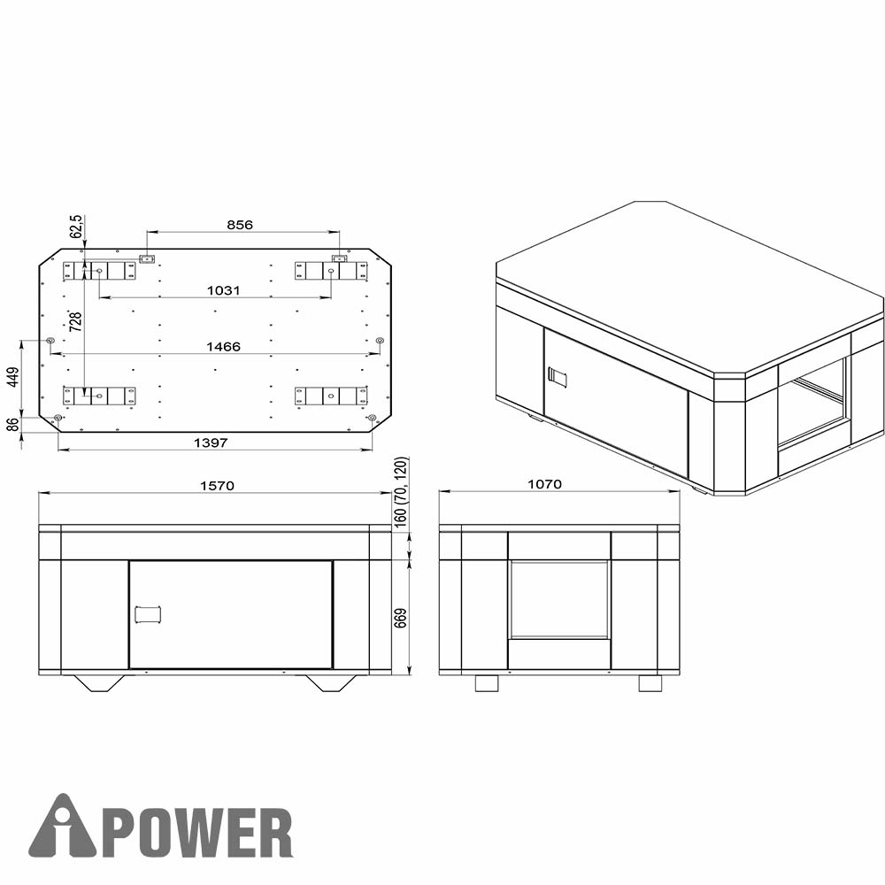 Бензиновый генератор в зимнем супер тихом Кожухе A-iPower A11000TEAX/1570SSW RAL 8019