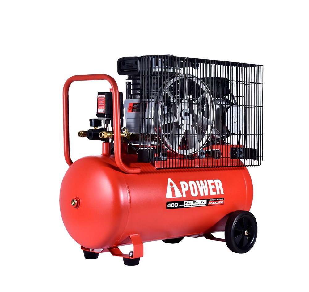 Компрессор поршневой масляный ременной A-iPower AC400/50B