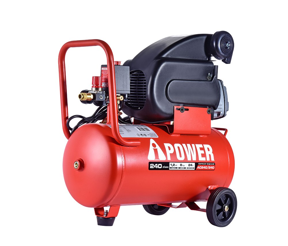 Компрессор поршневой масляный A-iPower AC240/24D