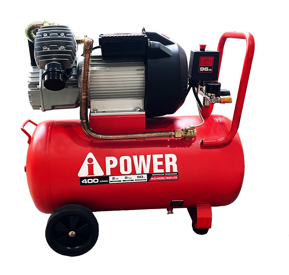 Компрессор поршневой масляный A-iPower AC400/50VD