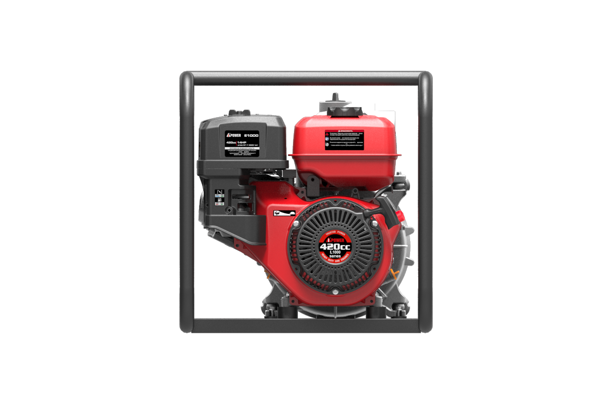 Бензиновая мотопомпа для сильнозагрязнённой воды A-iPower AWP100TX