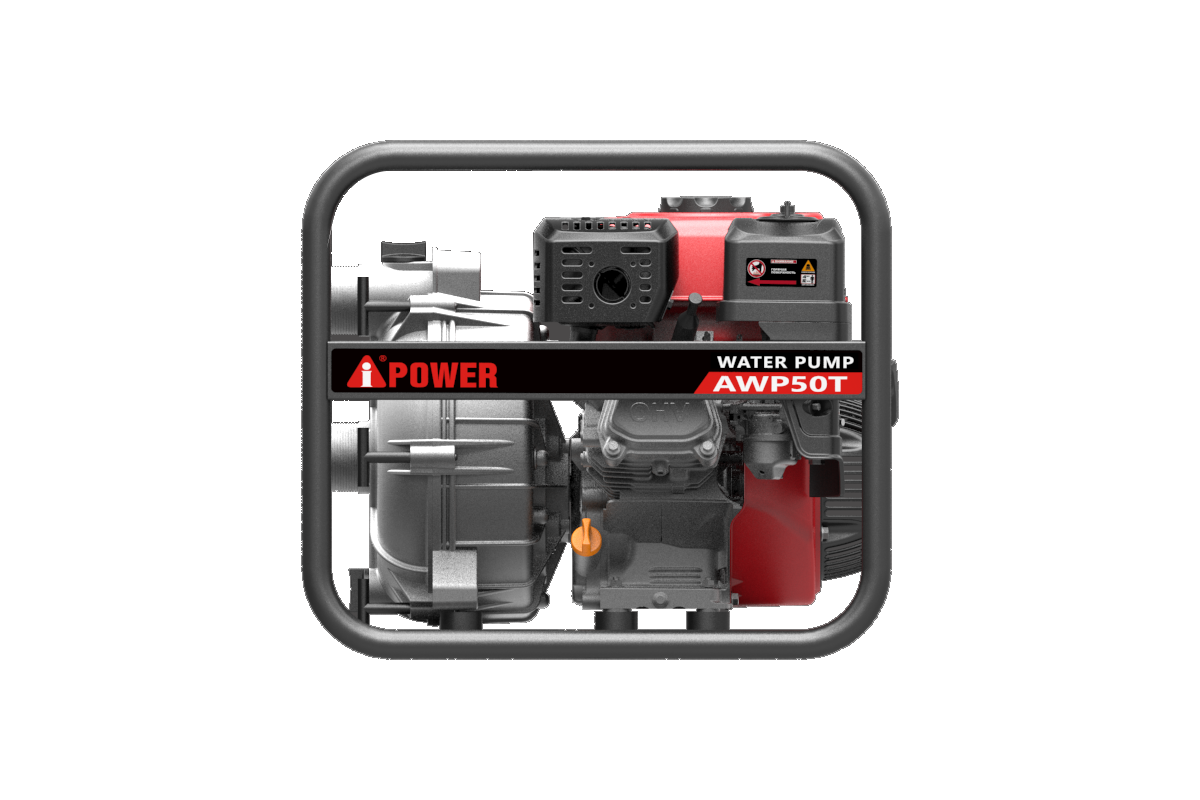 Бензиновая мотопомпа для грязной воды A-iPower AWP50T