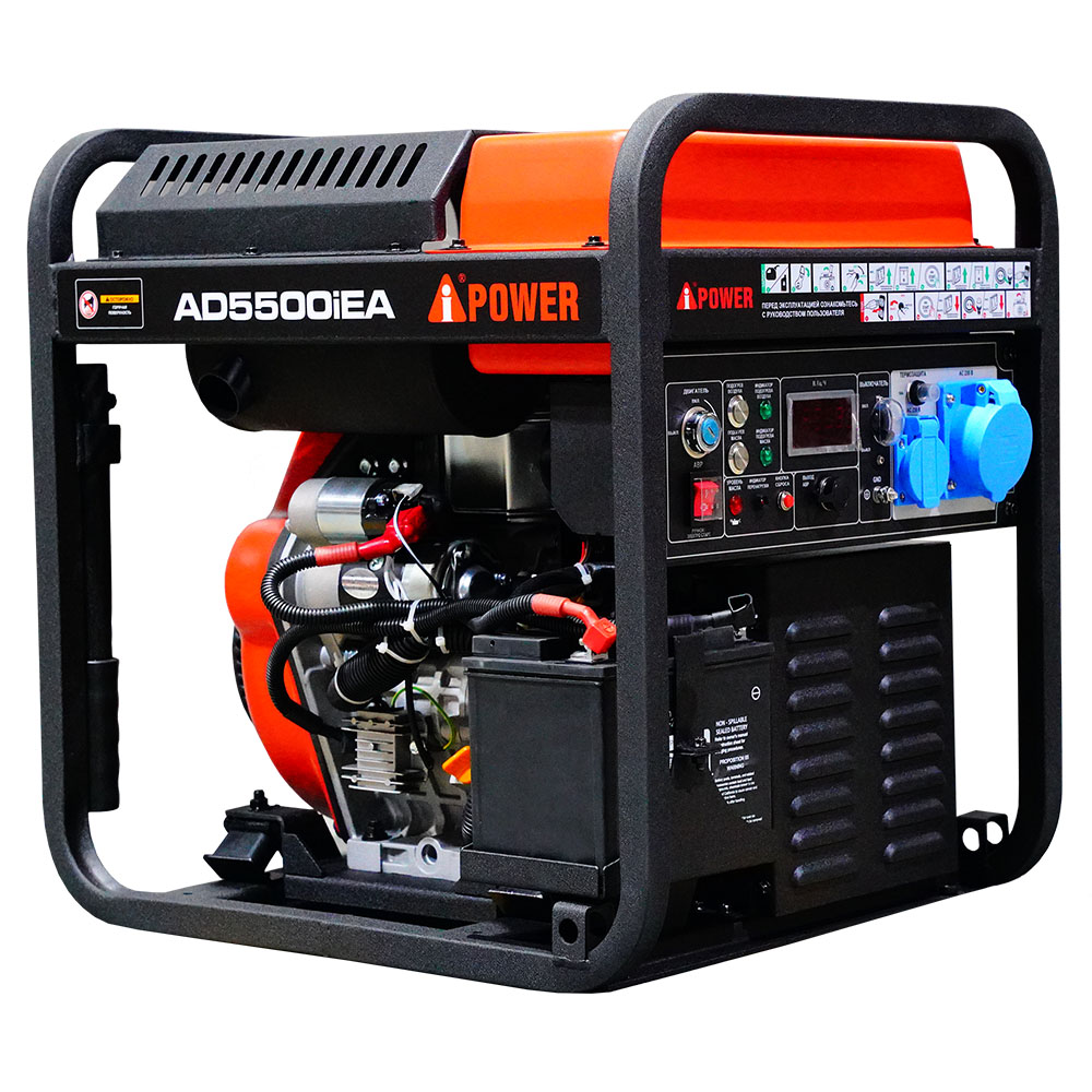 Инверторный дизельный генератор A-iPower AD5500iEA