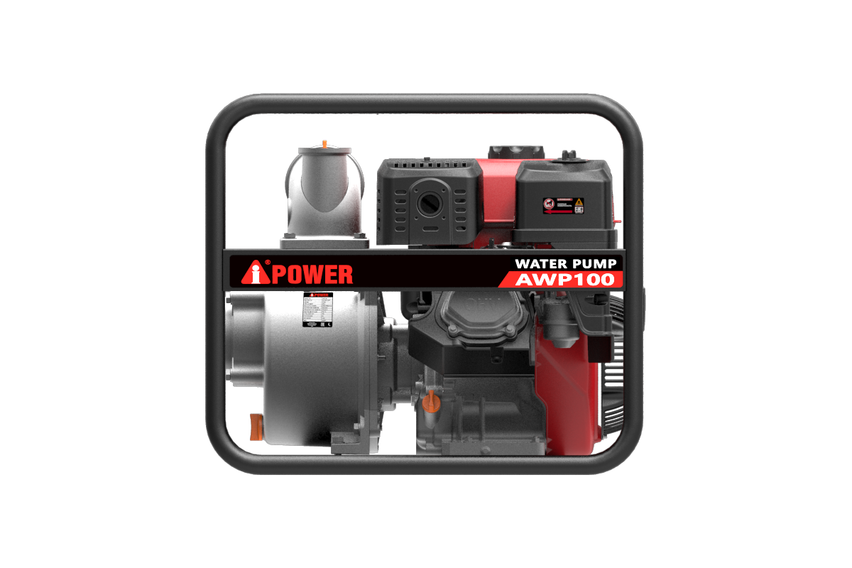 Бензиновая мотопомпа для чистой воды A-iPower AWP100