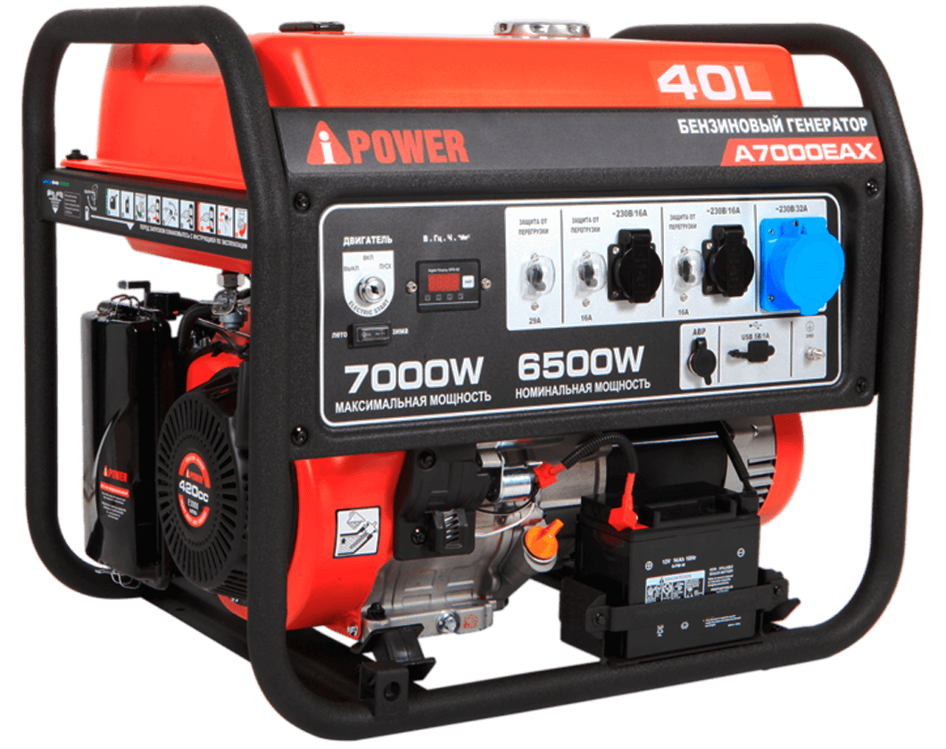Бензиновый генератор A-iPower A7000EAX
