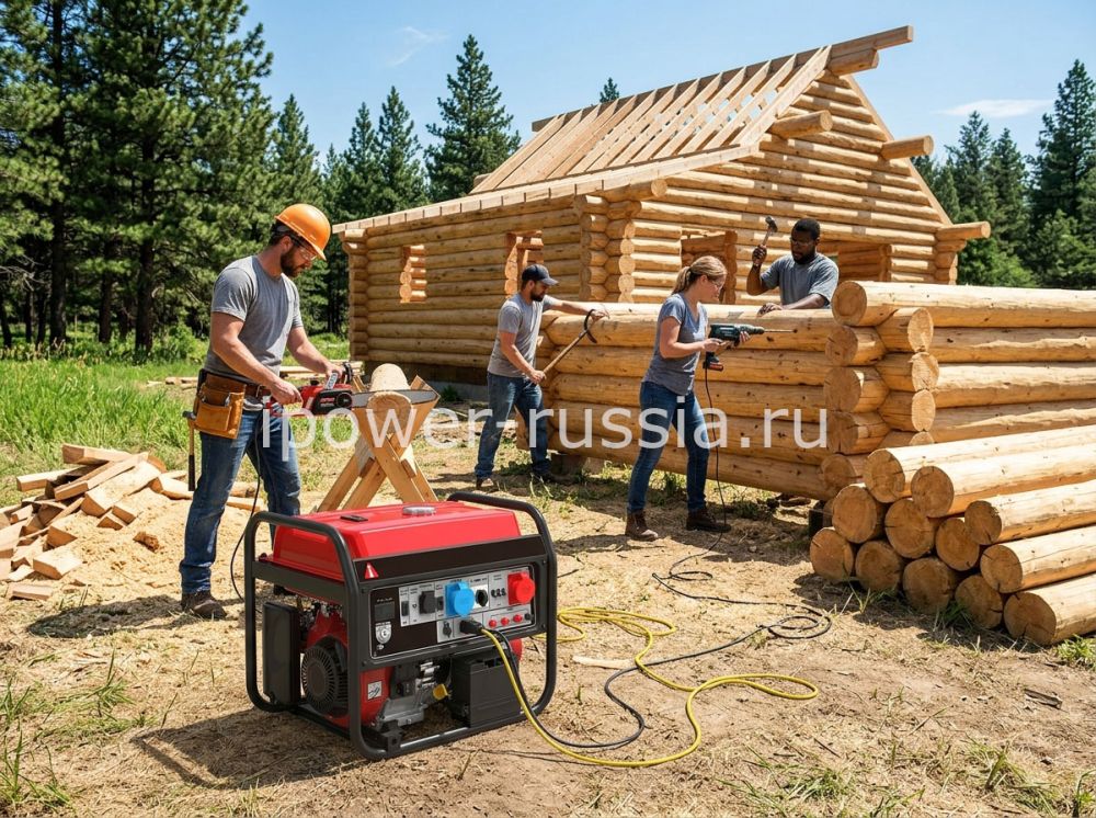 Бензогенератор A-iPower A8500TFE — универсальный источник питания для дома, стройки или мастерской.