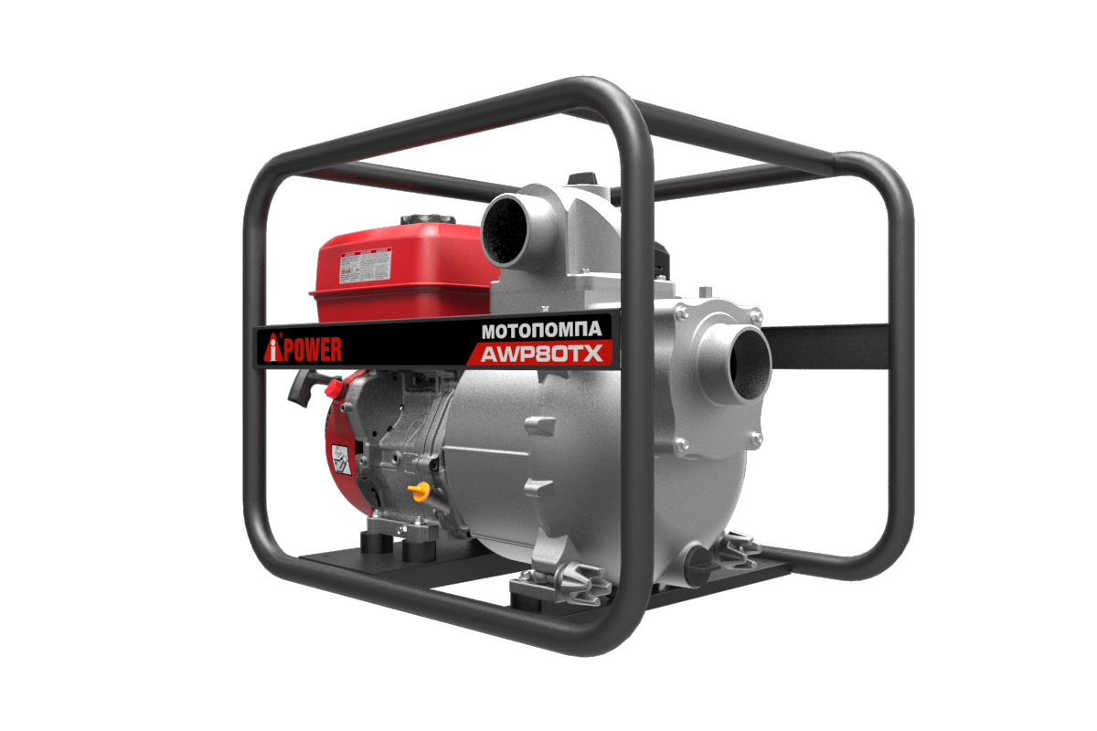 Бензиновая мотопомпа для сильнозагрязнённой воды AWP80TX