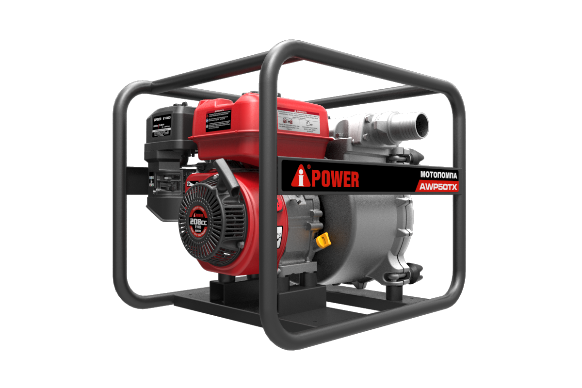 Бензиновая мотопомпа для сильнозагрязнённой воды AWP50TX