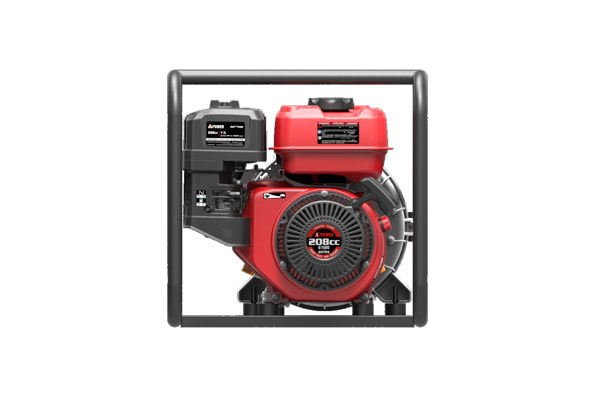 Бензиновая мотопомпа для грязной воды A-iPower AWP50T