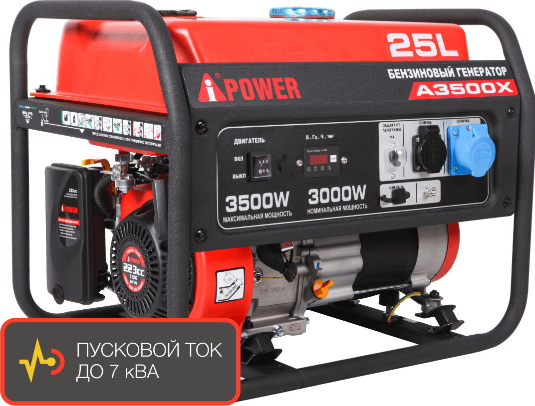 Генератор бензиновый A-iPower A 3500 X