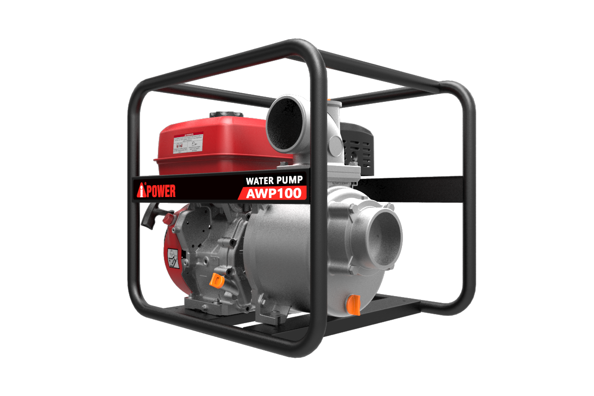 Бензиновая мотопомпа для чистой воды A-iPower AWP100