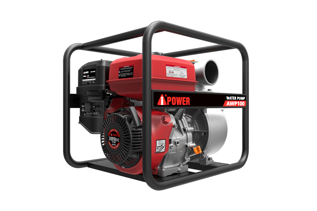 Бензиновая мотопомпа для чистой воды A-iPower AWP100