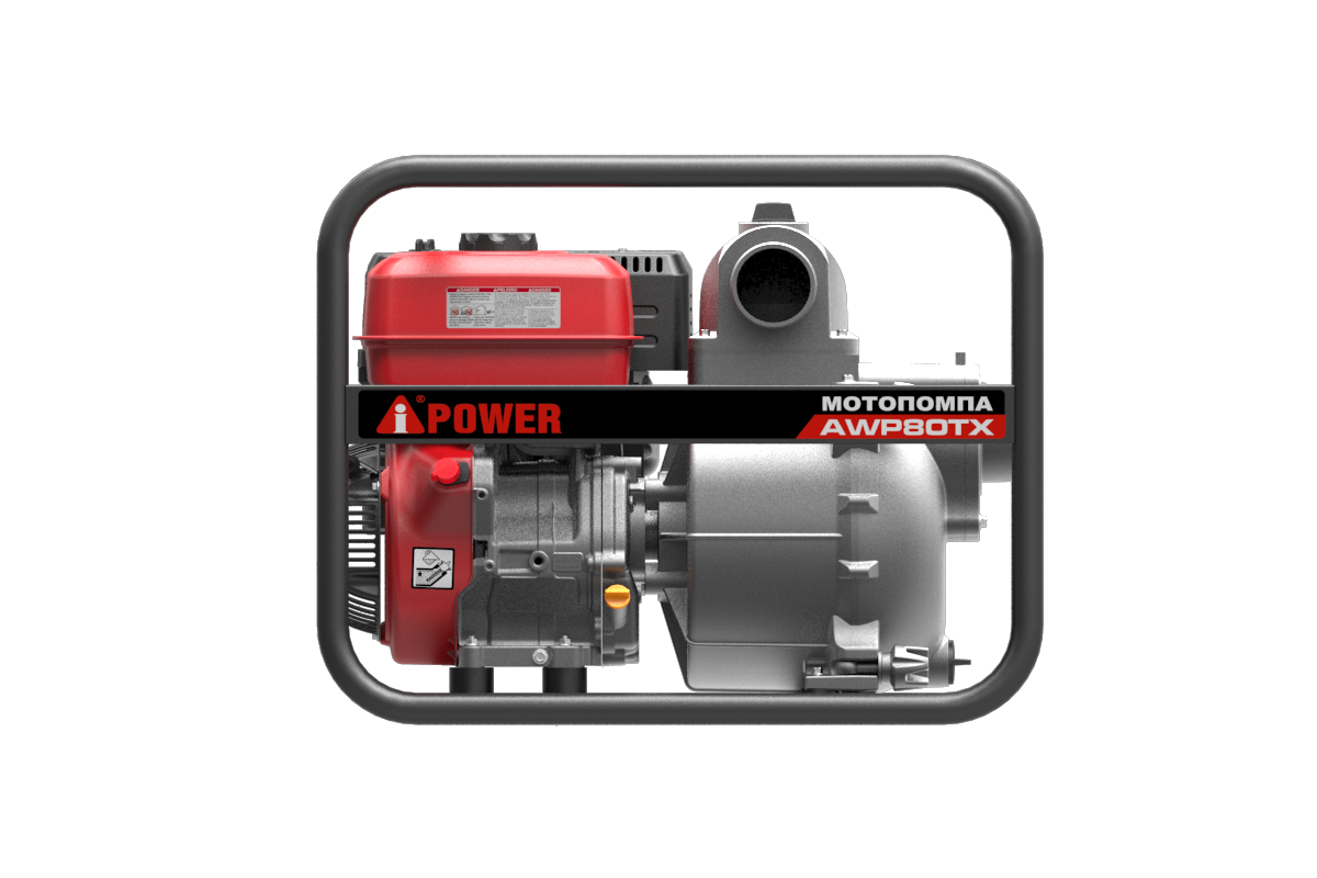 Бензиновая мотопомпа для сильнозагрязнённой воды AWP80TX
