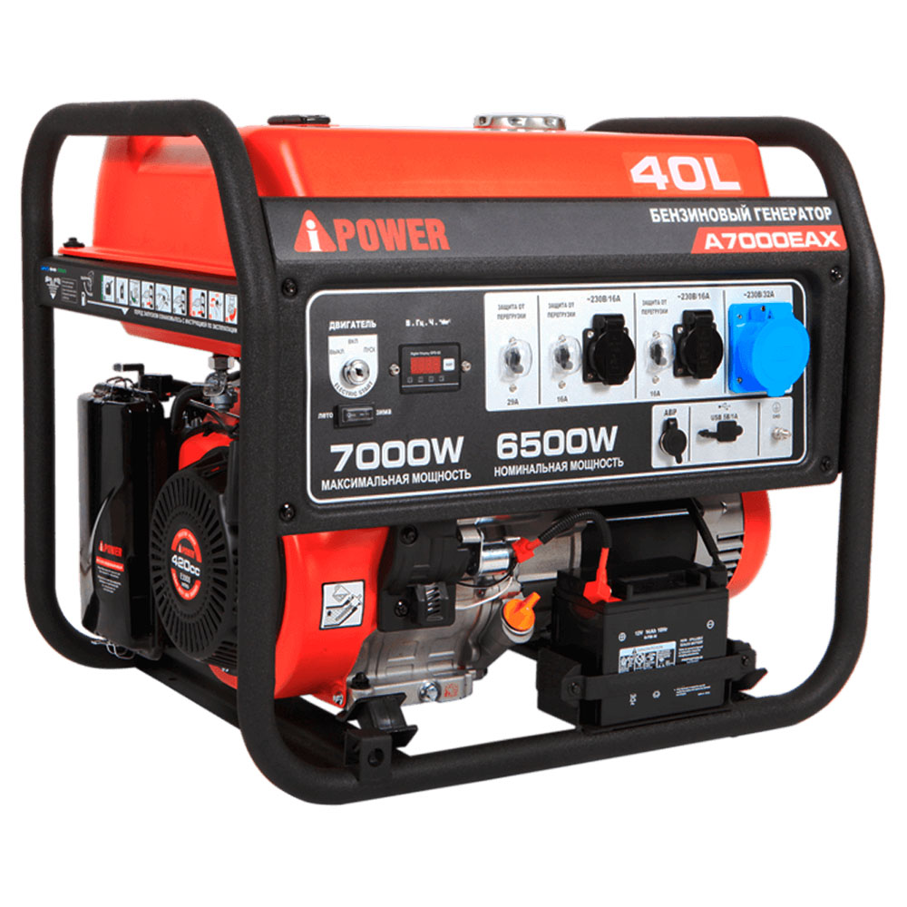 Бензиновый генератор в зимнем Кожухе с АВР A-iPower A7000EAX/1200SC Winter