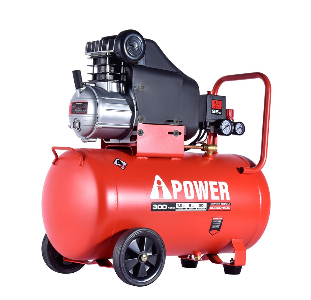 Компрессор поршневой масляный A-iPower AC300/50D