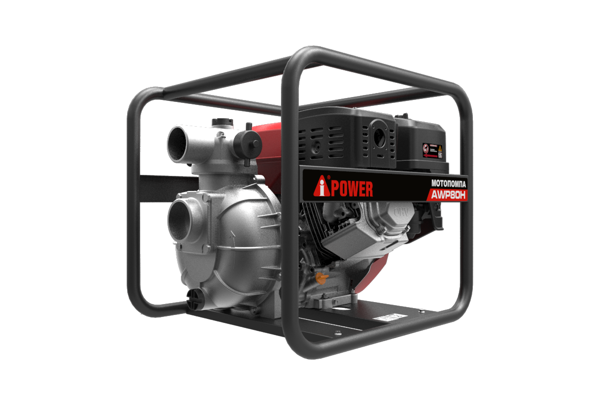 Бензиновая мотопомпа высоконапорная A-iPower AWP80H