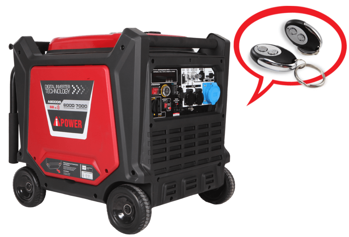 Инверторный бензиновый генератор A-iPower A8000iS