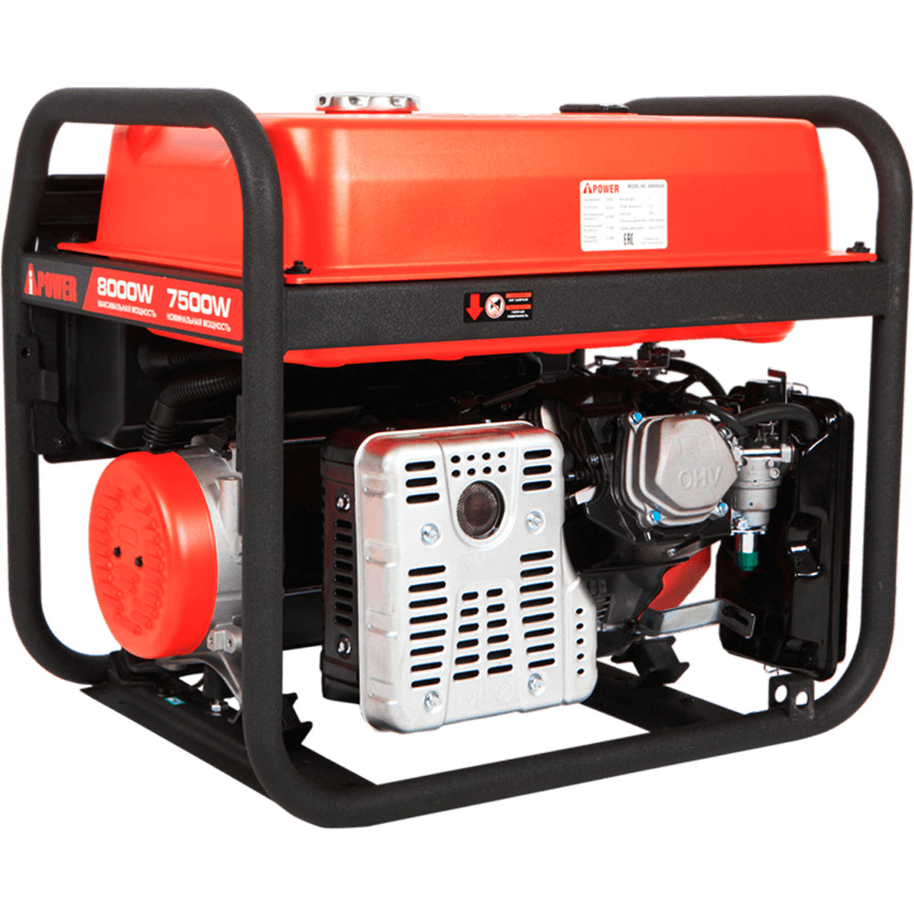 Бензиновый генератор в супер тихом Кожухе A-iPower A8000EAX/1400SS Winter