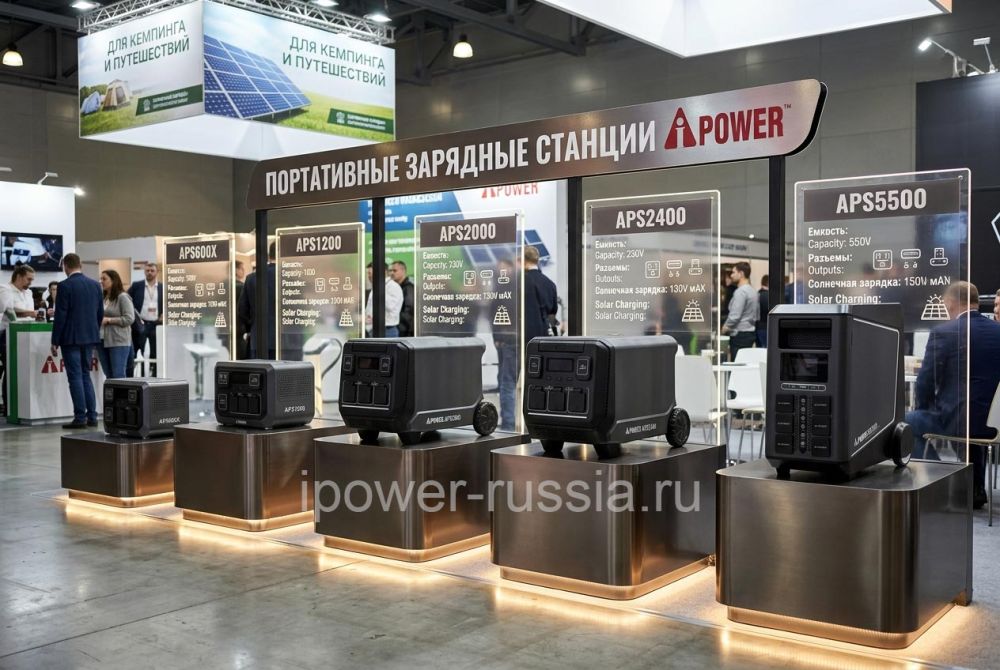 Портативные электростанции A-IPOWER: автономное питание для работы и отдыха