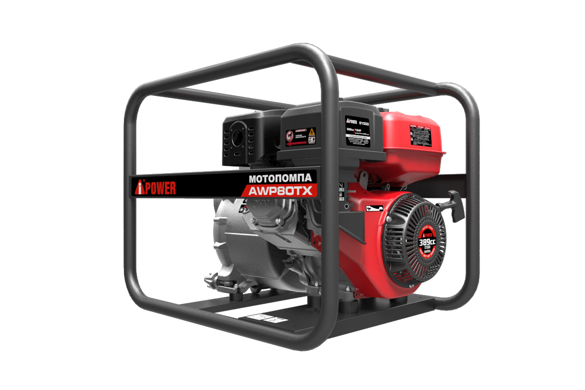 Бензиновая мотопомпа для сильнозагрязнённой воды AWP80TX