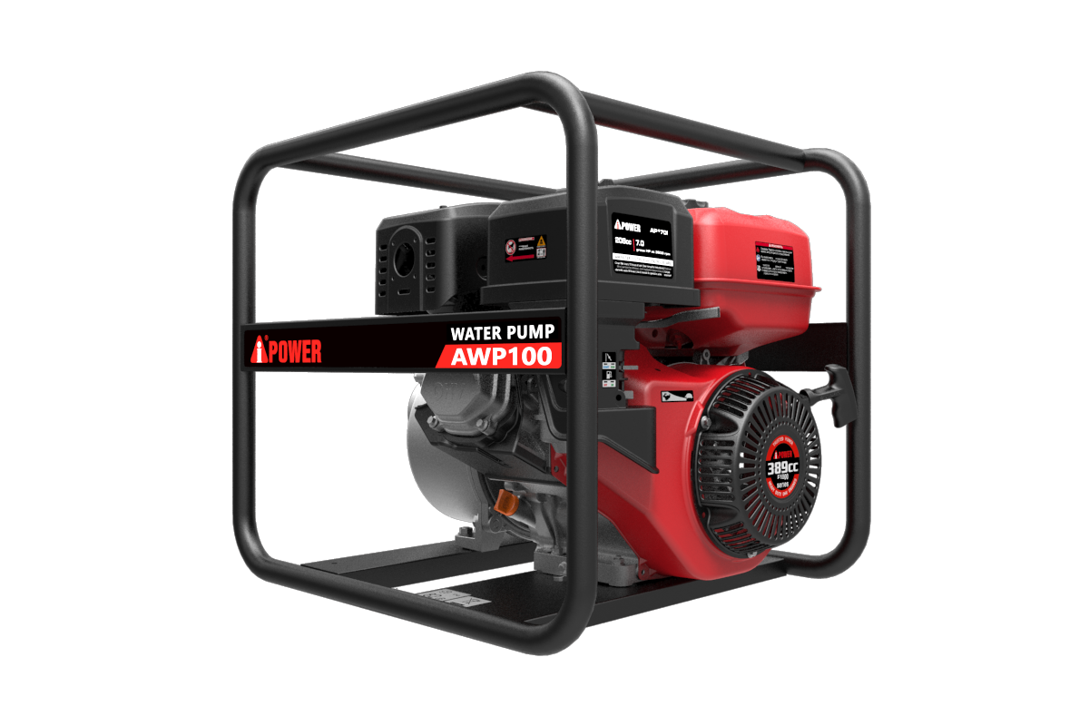Бензиновая мотопомпа для чистой воды A-iPower AWP100