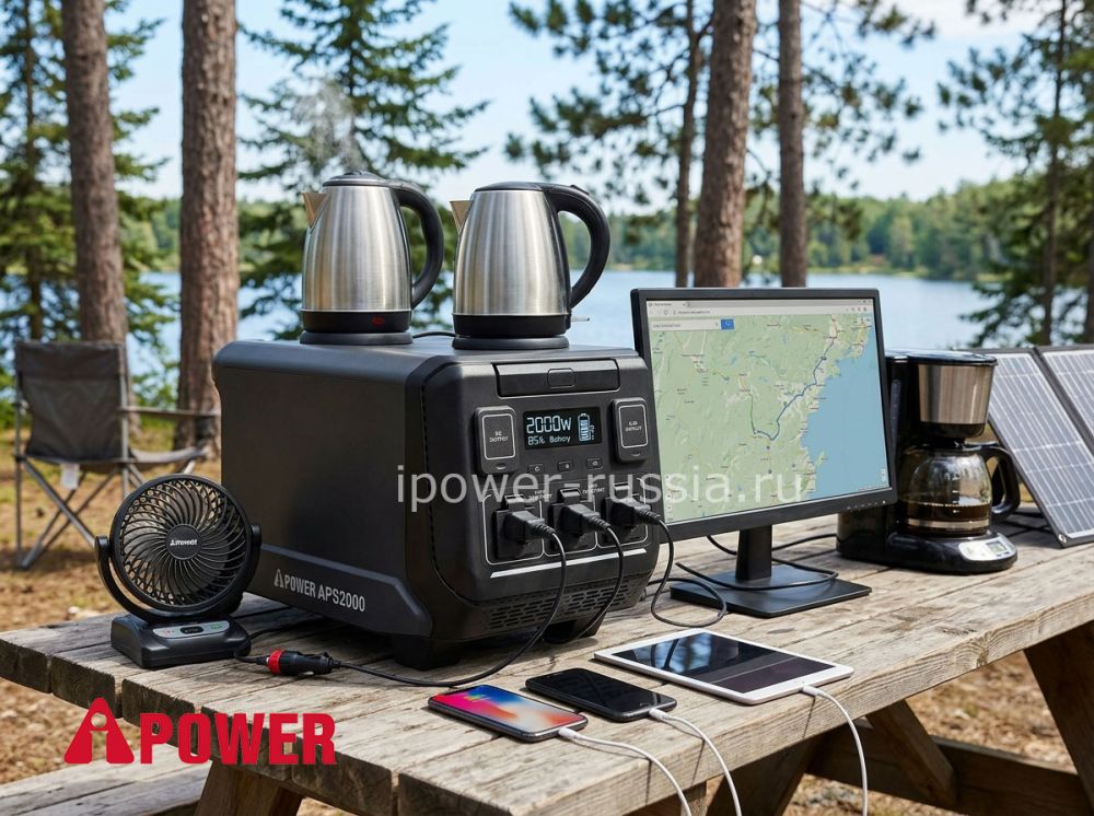 Автономная энергия везде: обзор портативных электростанций A-IPOWER и солнечных панелей ASP купить официальный сайт