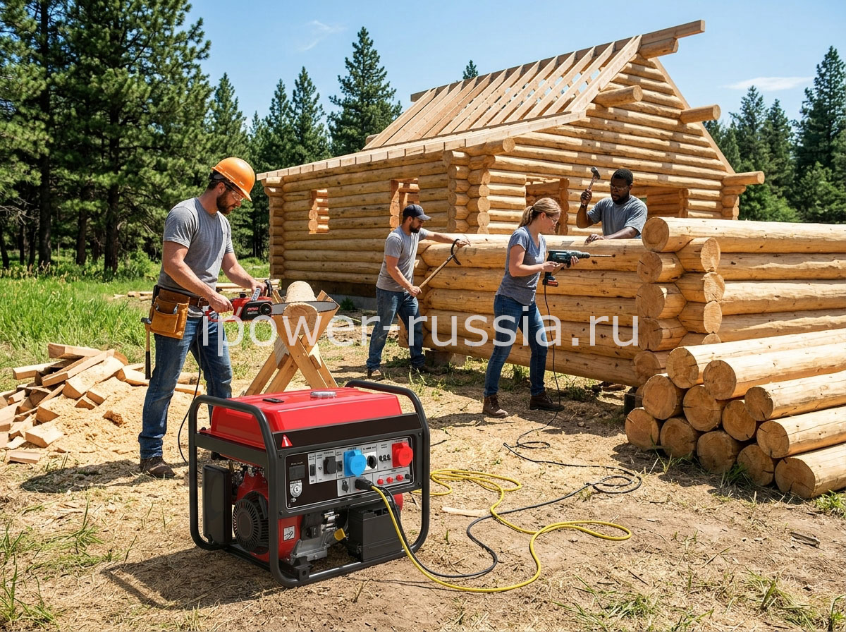 Бензогенератор A-iPower A8500TFE — универсальный источник питания для дома, стройки или мастерской.