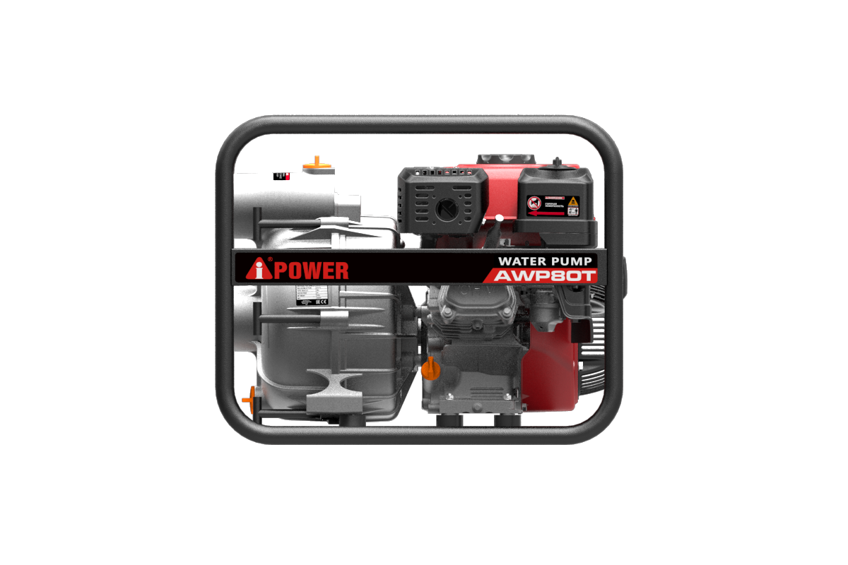 Бензиновая мотопомпа для грязной воды A-iPower AWP80Т