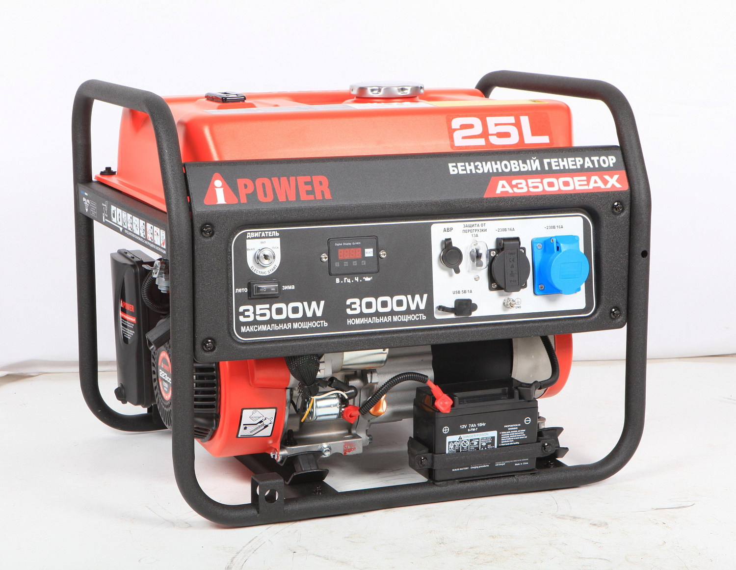 Генераторы айповер с высокими пусковыми токами и зимним режимом