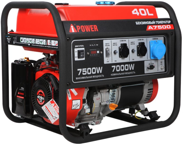 A-iPower генератор бензиновый айповер A 7500