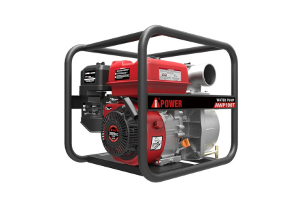 Мотопомпа айповер бензиновая для грязной воды A-iPower AWP 100 T