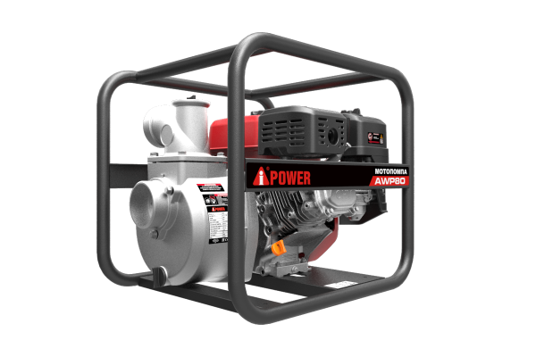 Мотопомпа айповер бензиновая для чистой воды A-iPower AWP 80 a-ipower айповер