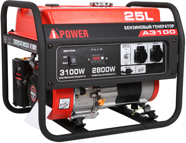 A-iPower генератор бензиновый айповер A 3100