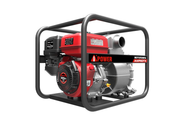 Мотопомпа айповер бензиновая для сильнозагрязнённой воды A-ipower AWP 80 TX