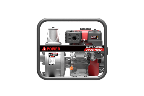 Мотопомпа айповер бензиновая для чистой воды A-iPower AWP 80 a-ipower айповер