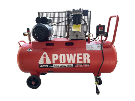 Компрессор поршневой масляный ременной  A-iPower AC 400/100 B